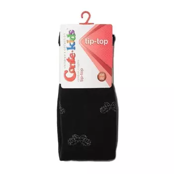 Колготки детские хлопковые Conte Kids Tip-Top, рост 150-152 см, цвет чёрный