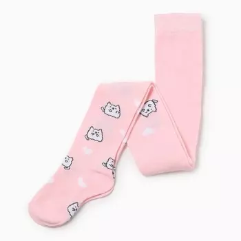 Колготки детские KAFTAN «Котики», 92-98 см, розовые