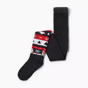 Колготки детские KAFTAN "New Year" 92-98 см, серый