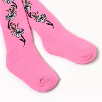 Колготки детские махровые, цвет МИКС, р-р 152-164 (9 лет)