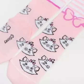 Колготки детские «Мари», Коты аристократы, рост 116-122 см, цвет белый/розовый