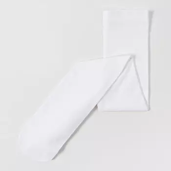 Колготки детские MINAKU цвет белый, рост 122-128 (6-8 л)