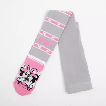 Колготки детские "Minnie", Дисней, рост 92-98, цвет серый