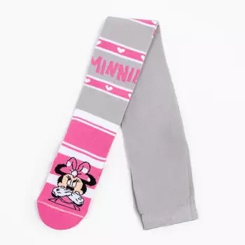 Колготки детские "Minnie", Минни Маус, рост 92-98 см, цвет серый