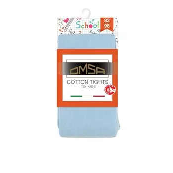 Колготки детские OMSA kids Collant 11С01-3 гладь Blu Сhiaro, размер 140-146