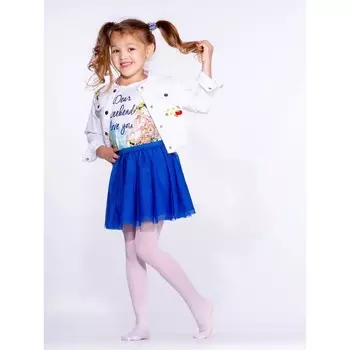 Колготки детские OMSA kids Collant GIRL 40 Bianco, размер 6-8