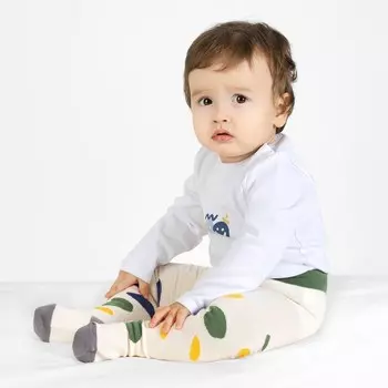 Колготки детские, рост 86-92 см, цвет молочный