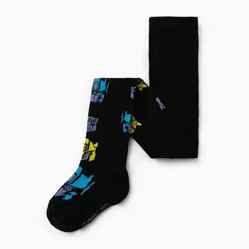 Колготки детские "Transformers", рост 92-98 см, цвет чёрный