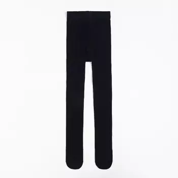 Колготки детские «вертикальная полоска», цвет тёмно-синий, рост 122-128