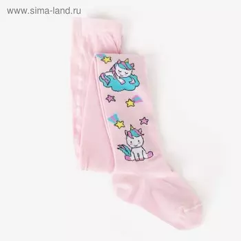 Колготки для девочки, цвет светло-розовый, рост 98-104 см