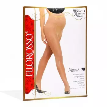 Колготки Filorosso лечебно-профилакт. для беременных, 70 den,1 класс, черный, размер 5