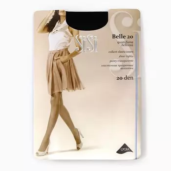 Колготки женские BELLE 20, цвет черный (nero), р-р 5