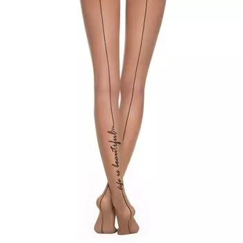 Колготки женские FANTASY BEAUTY, размер 3, цвет bronz