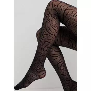 Колготки женские FANTASY SAHARA, размер 4, цвет nero