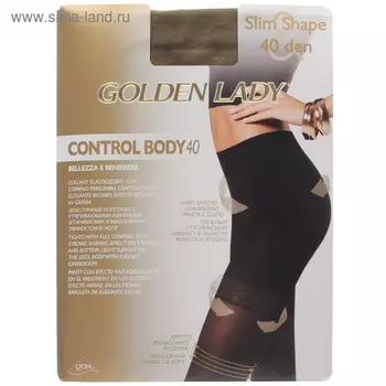 Колготки женские Golden Lady Control Body, 40 den, размер 2, цвет daino