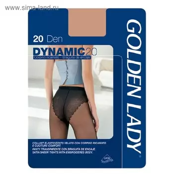 Колготки женские Golden Lady Dinamic, 20 den, размер 3, цвет daino