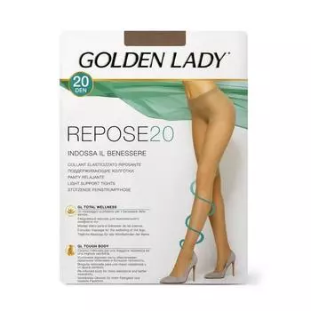 Колготки женские Golden Lady Repose, 20 den, размер 2, цвет cognac