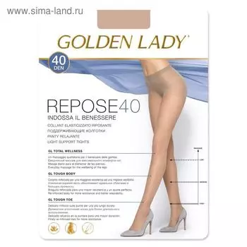 Колготки женские Golden Lady Repose, 40 den, размер 2, цвет melon