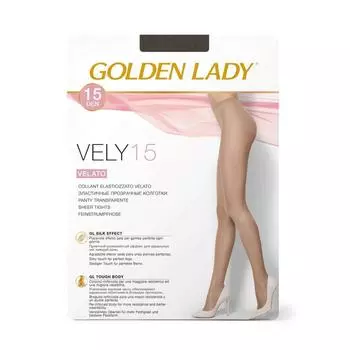 Колготки женские Golden Lady Vely, 15 den, размер 5, цвет fumo