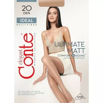 Колготки женские IDEAL, размер 5, цвет beige