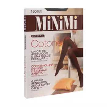 Колготки женские MiNiMi Cotone, 160 den, размер 5, цвет nero