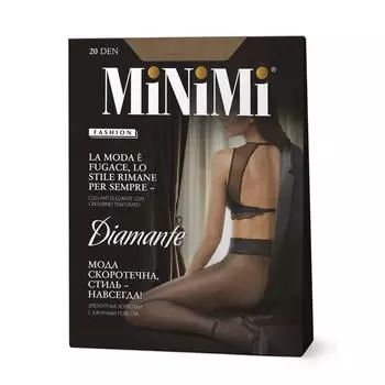 Колготки женские MiNiMi Diamante, 20 den, размер 4, цвет caramello
