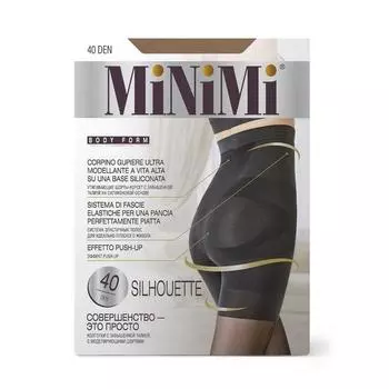 Колготки женские MiNiMi Silhouette, 40/140 den, размер 2, цвет caramello