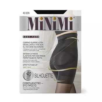 Колготки женские MiNiMi Silhouette, 40/140 den, размер 2, цвет nero