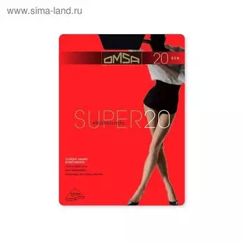 Колготки женские Omsa Super, 20 den, размер 3, цвет caramello