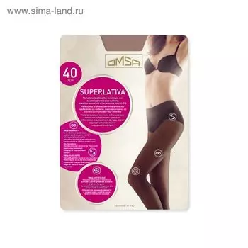 Колготки женские Omsa Superlativa, 40 den, размер 3, цвет daino