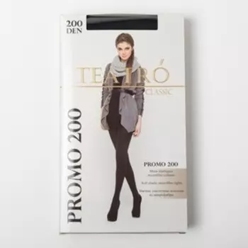 Колготки женские Promo 200, цвет чёрный (nero), размер 5