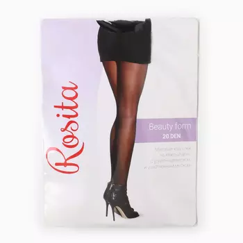 Колготки женские ROSITA Beauty Form, цвет черный, размер 4