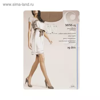Колготки женские Sisi Miss, 15 den, размер 5, цвет miele