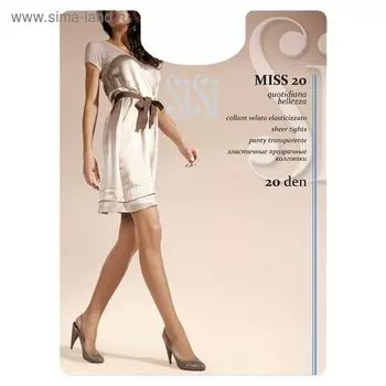 Колготки женские Sisi Miss, 20 den, размер 3, цвет miele