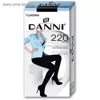 Колготки женские Tundra 220 черный, р-р 2