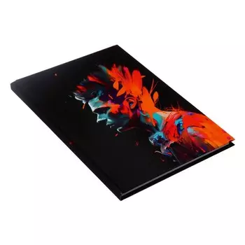 Колледж-тетрадь в твердой обложке 7БЦ, А5, 80 листов, Колоритный мужчина, блок в клетку, глянцевая ламинация