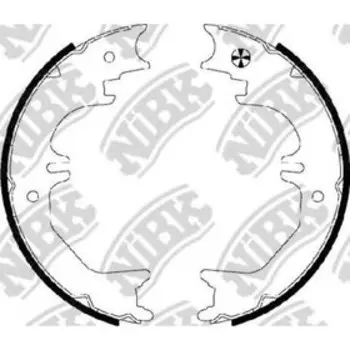 Колодки барабанные NIBK FN8905
