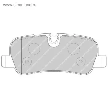 Колодки тормозные дисковые FERODO FDB1613