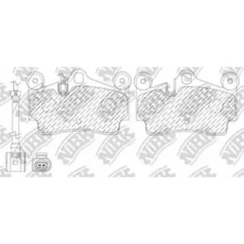 Колодки тормозные дисковые NIBK PN0347W