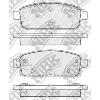 Колодки тормозные дисковые NIBK PN0392