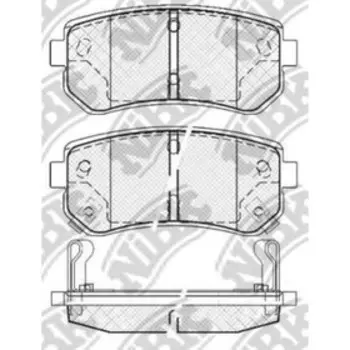 Колодки тормозные дисковые NIBK PN0436