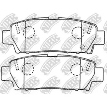 Колодки тормозные дисковые NIBK PN1323