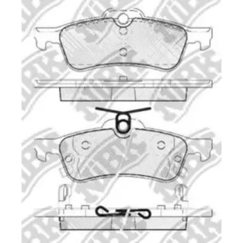 Колодки тормозные дисковые NIBK PN1840