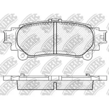 Колодки тормозные дисковые NIBK PN1846