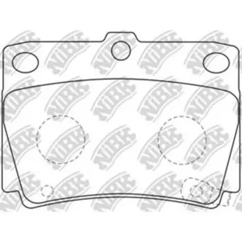 Колодки тормозные дисковые NIBK PN3391
