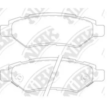 Колодки тормозные дисковые NIBK PN51007
