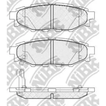 Колодки тормозные дисковые NIBK PN7501