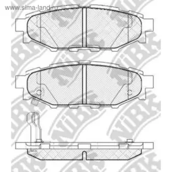 Колодки тормозные дисковые NIBK PN7501