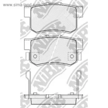 Колодки тормозные дисковые NIBK PN8397