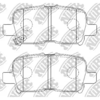 Колодки тормозные дисковые NIBK PN8803